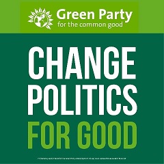 Change Politics for Good_Green Party_Square graphic