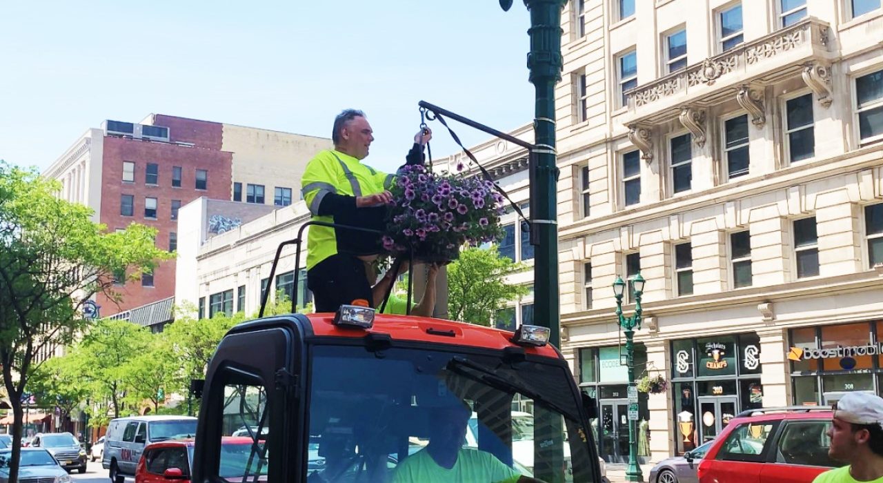Downtown Flower Baskets