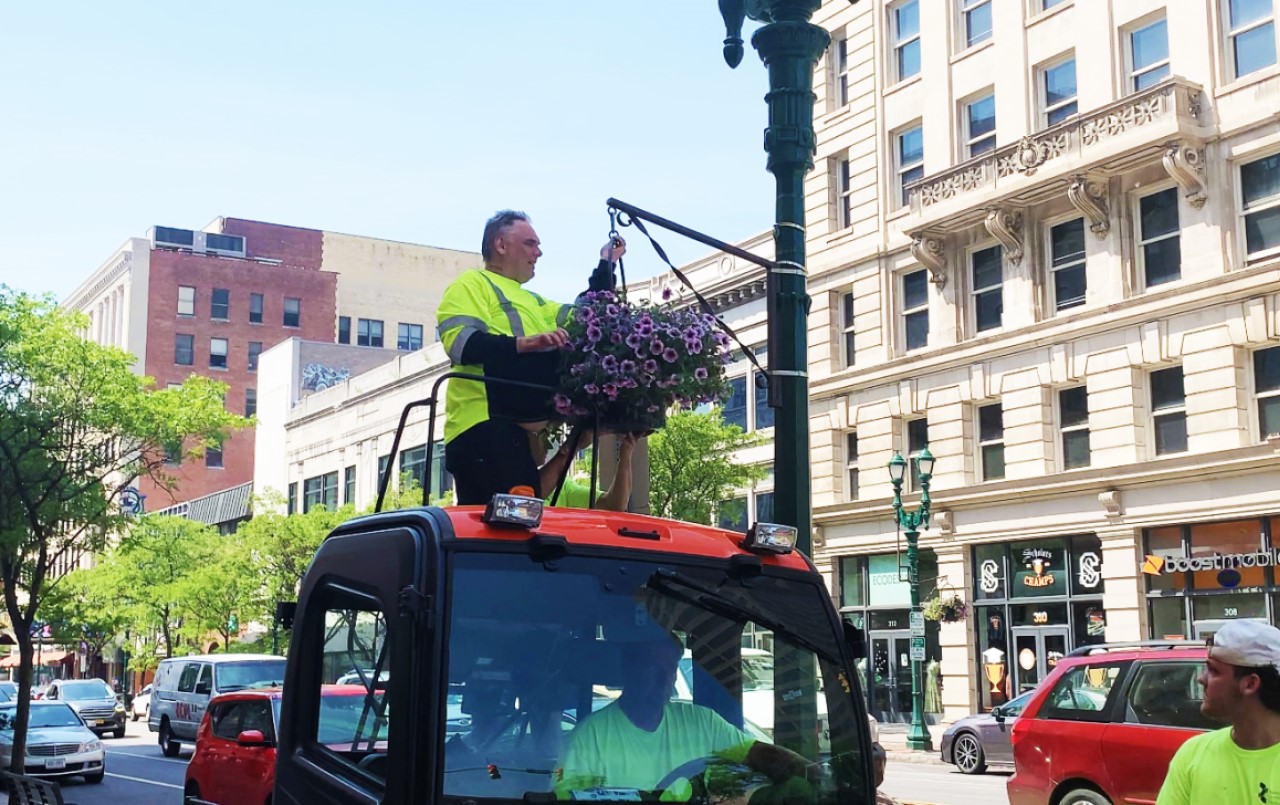 Downtown Flower Baskets